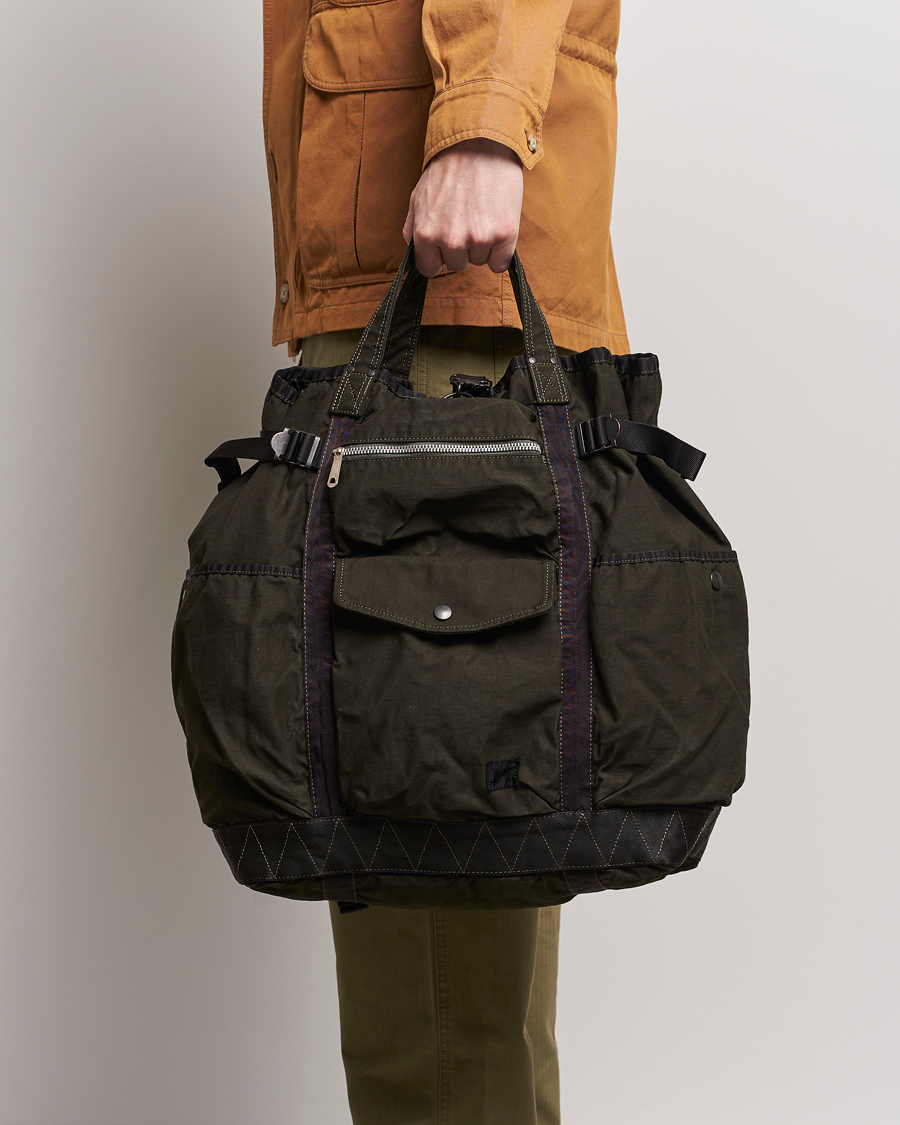 Porter-Yoshida & Co. Crag 2Way Rucksack Khaki