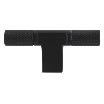 Knop Fez zwart 72 mm