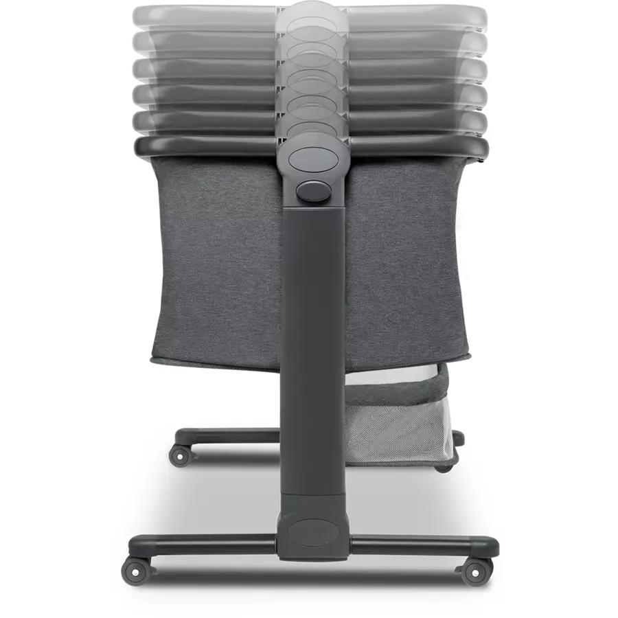 lionelo Beistellbett Timon Grey inklusive Matratze Fiki Miki