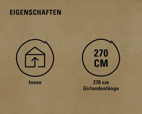 Kunstmatige dennenkrans Lafiora Colorado L 270 cm
