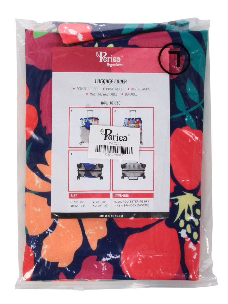 Housse de valise Periea Bold Flowers M
