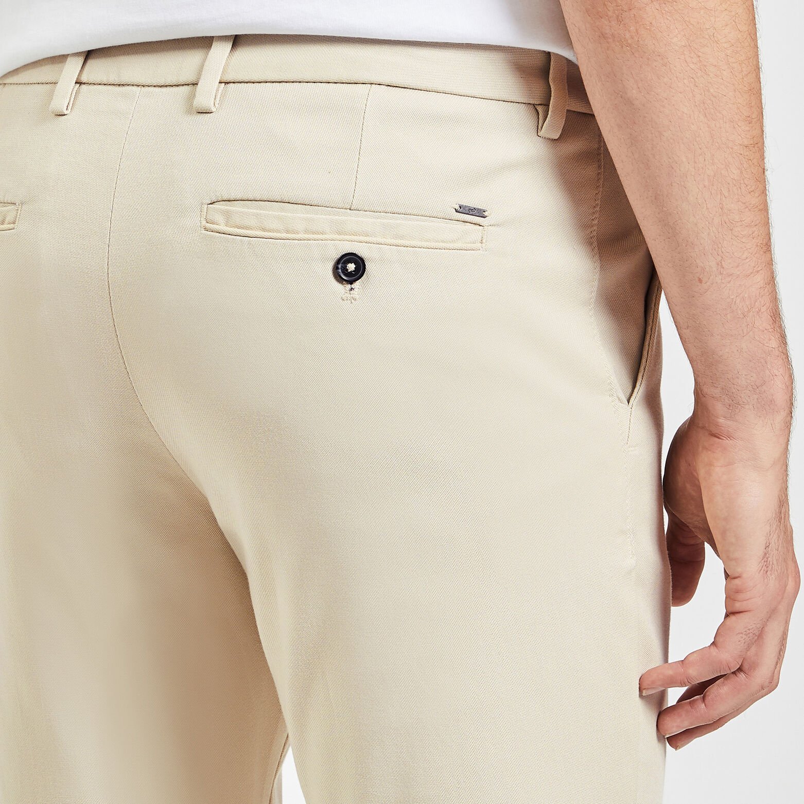 Pantalon chino slim urbain 'le parfait by JULES' Gris clair