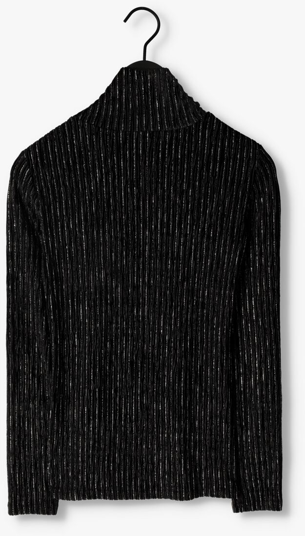 ANOTHER LABEL zwarte another label  charlot velvet top l/s