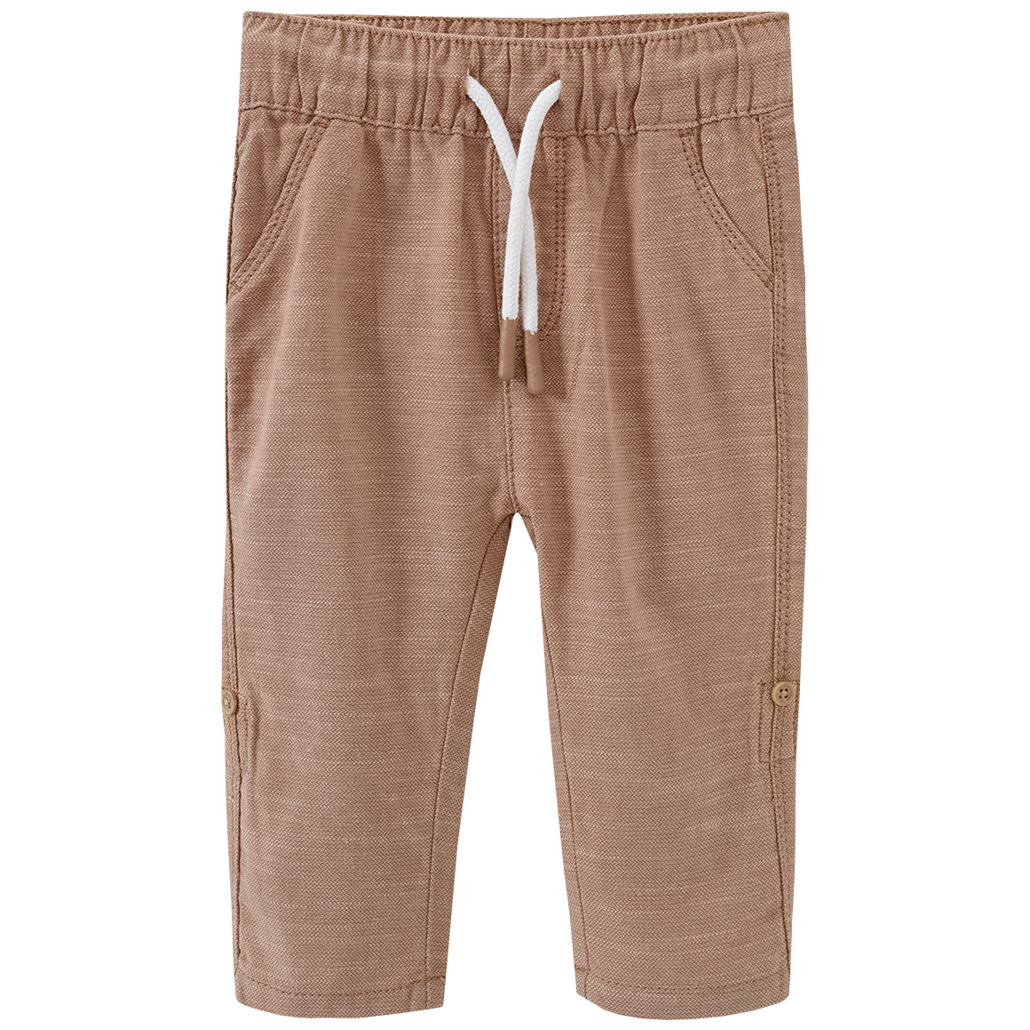 Topomini Baby Hose zum Umkrempeln hellbraun