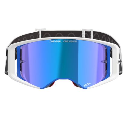 Masque cross Alpinestars SUPERTECH CORP IRIDIUM 2025 - Bleu / Orange