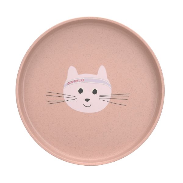 Lässig Tiny Team Cat Bord - PP/Cellulose - Roze