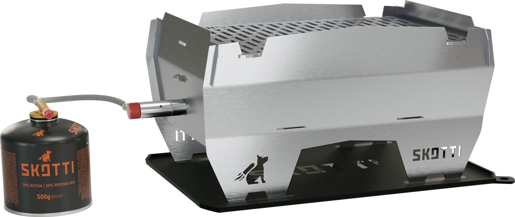 Skotti Matt Silikon-Unterlage für Grill 39,5 x 24,5 x 1 cm