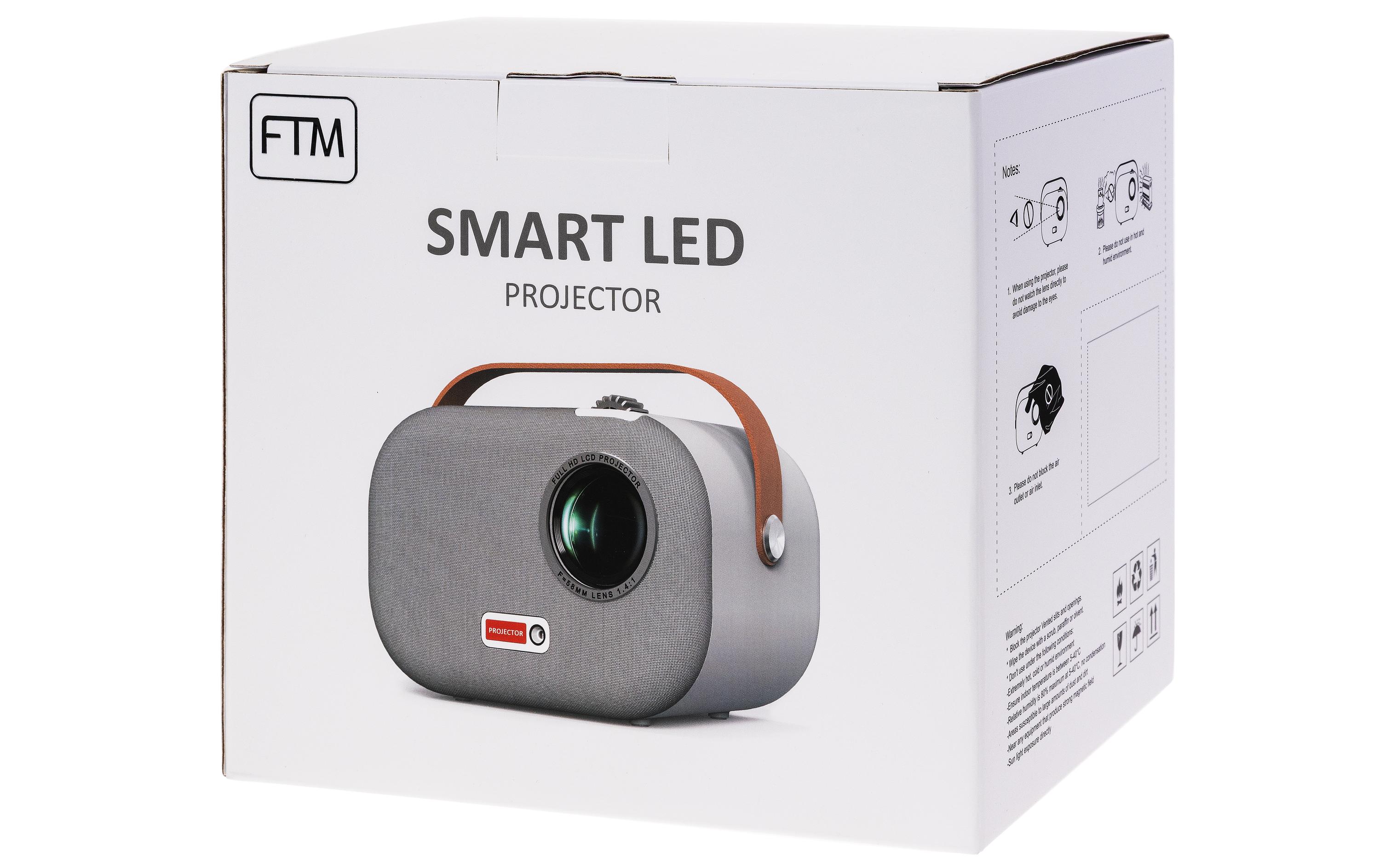 Projektor Mini<br>Kleiner, portabler Beamer, Full-HD