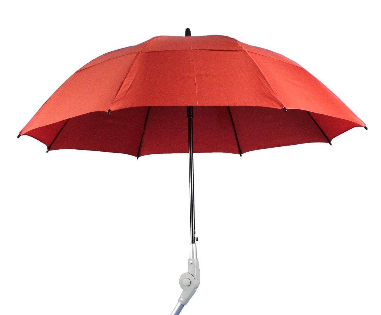 Premium Rollatorschirm Rolko Protektor Farbe rot-braun