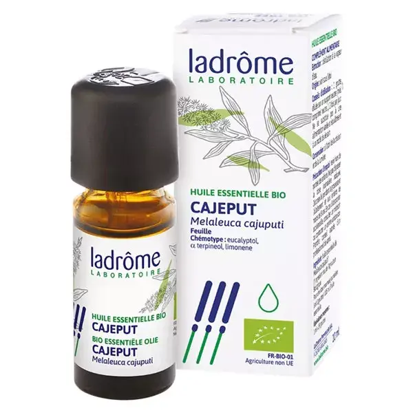 Óleo Essencial de Cajeput Orgânico Ladrome 10ml