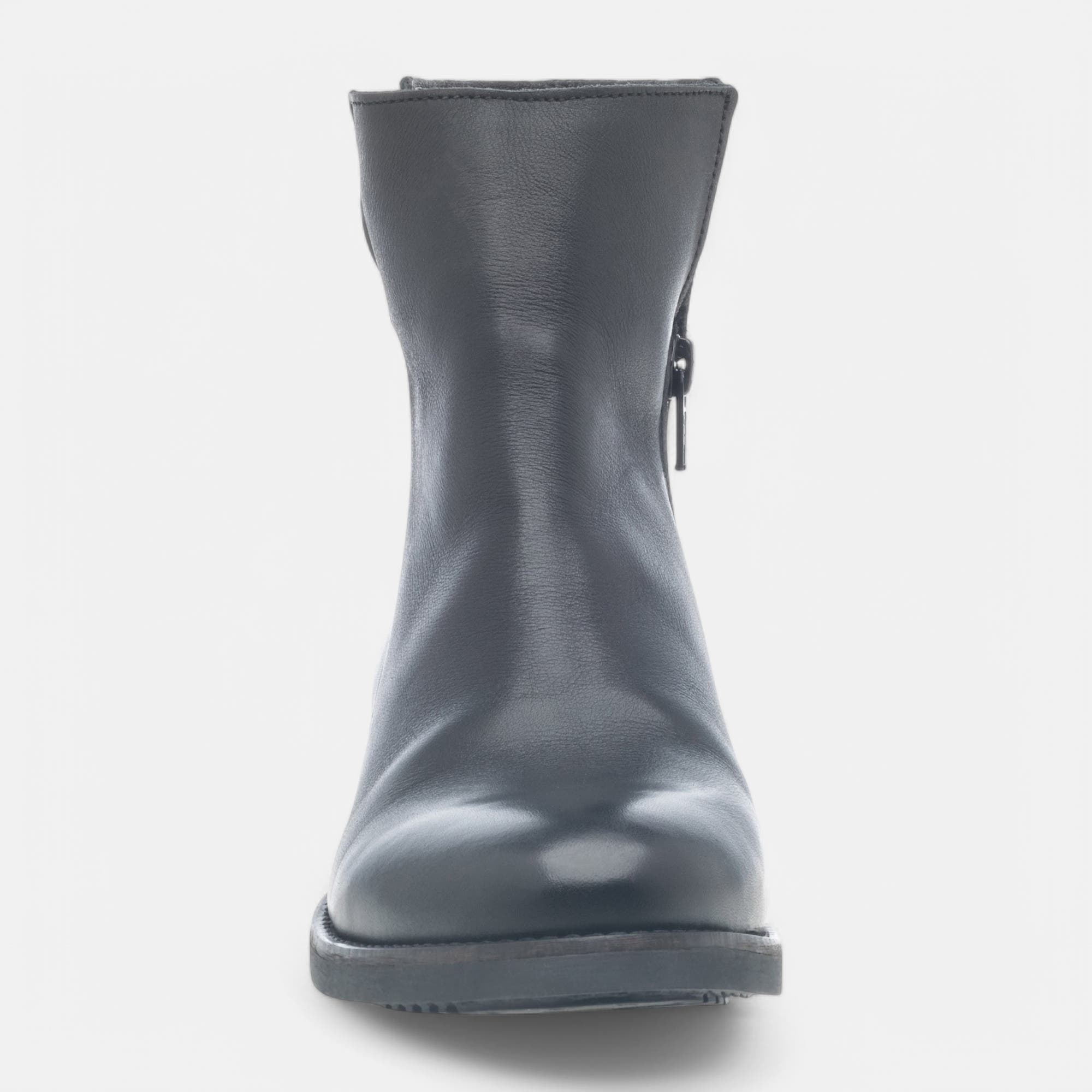 Bottines Femme en cuir noir