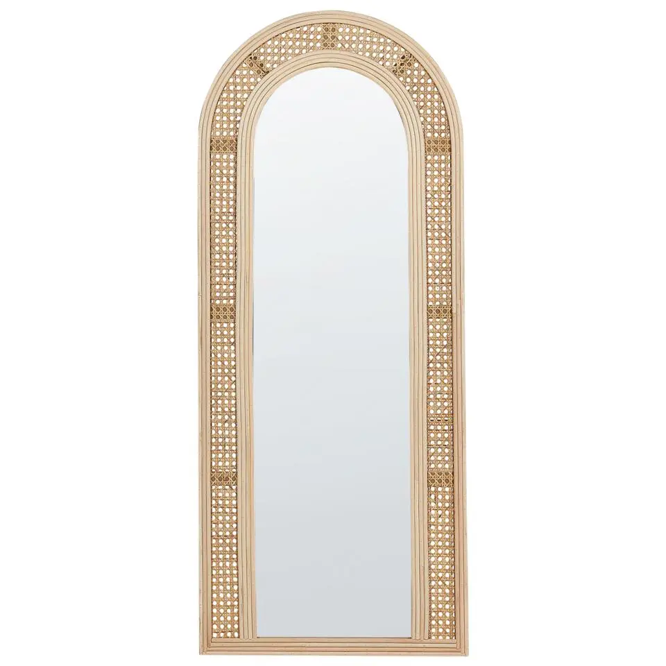 FRANEY - Wandspiegel - Naturel - Rotan