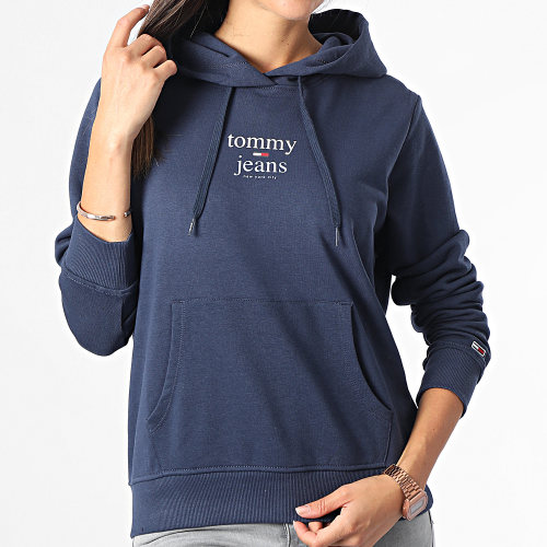 Sweat Capuche Femme Essential Logo 3573 Bleu Marine