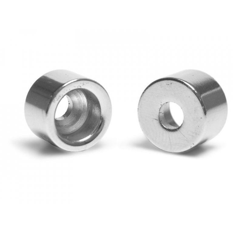 Ringmagnete Neodym mit Kegelsenkung, silber