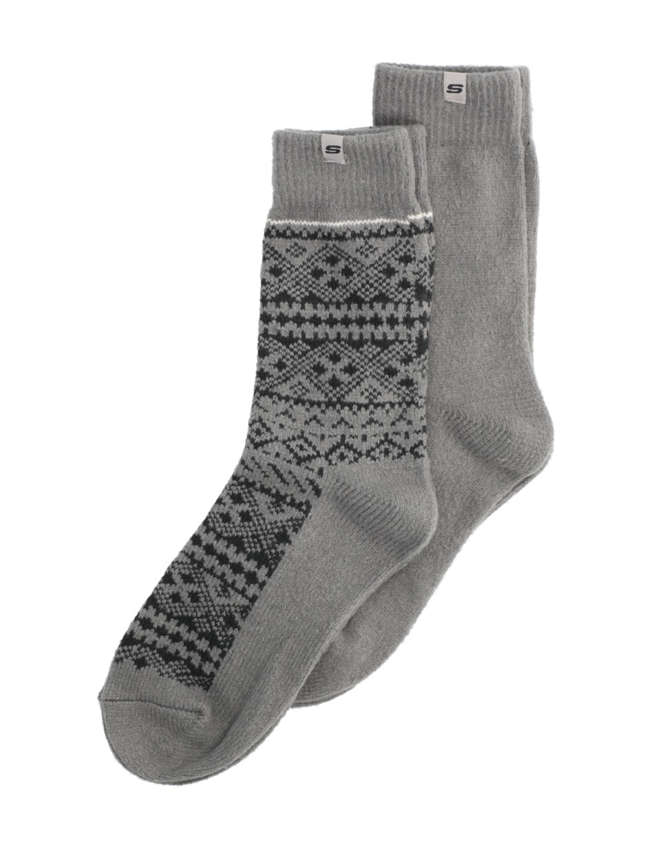 MEN FASHION JACQUARD SOCKS 2P