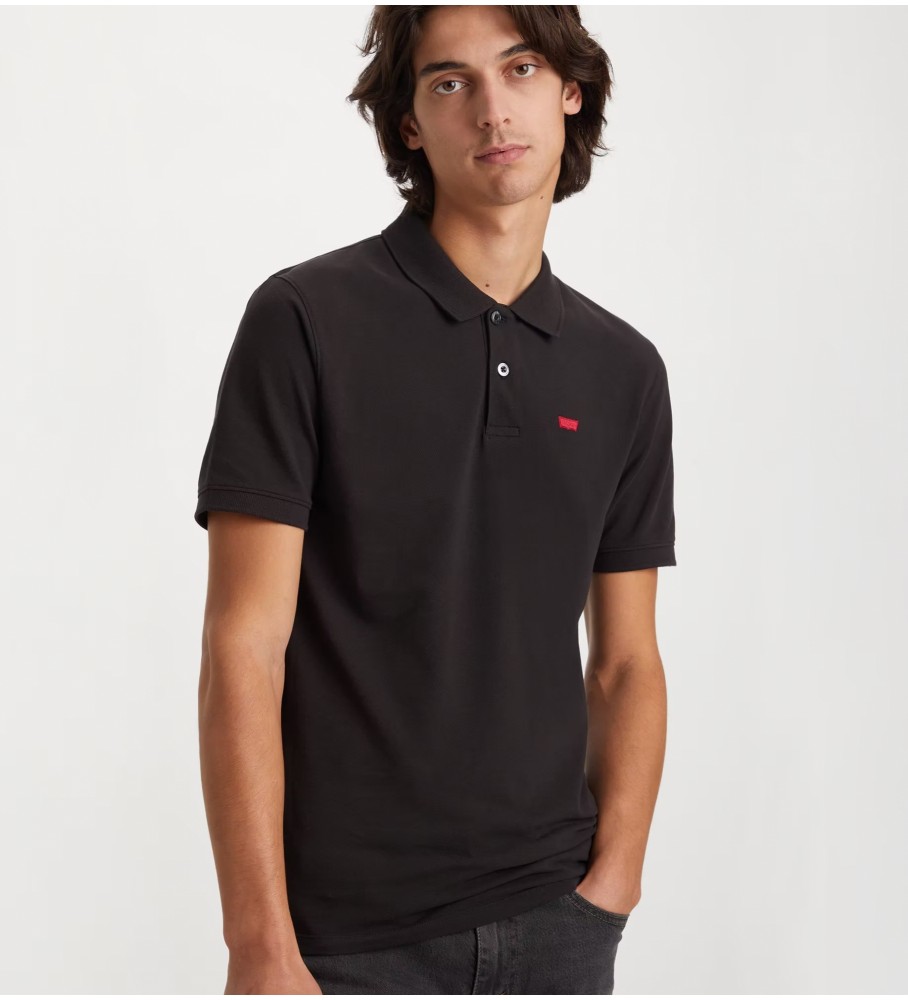 Camisa polo Levi's Slim Housemark preta