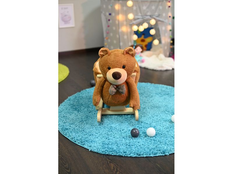 Knorrtoys Schaukeltier Bär Braun Robustes Schaukelspielzeug
