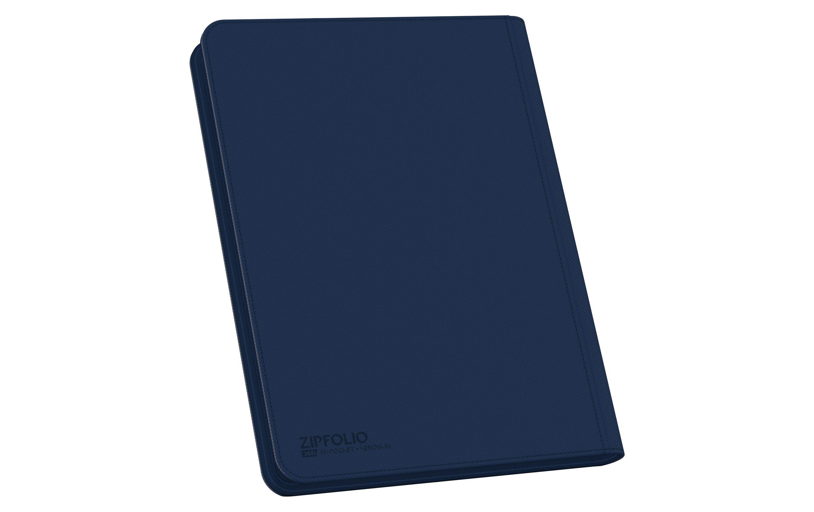 Karten-Portfolio ZipFolio Xenoskin 18-Pocket, blauHochwertige Kartenmappe