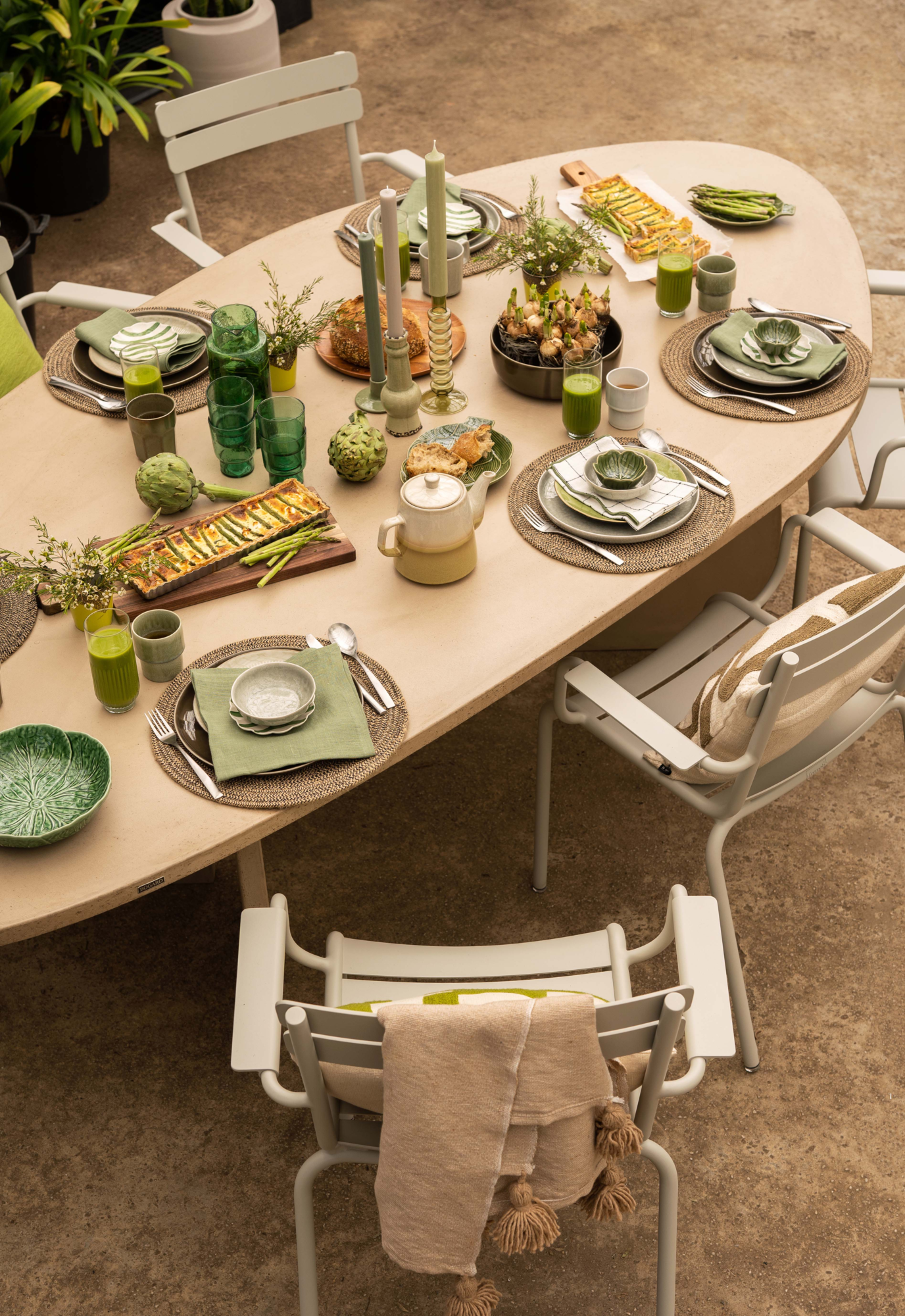 Bogard organische eettafel | Oat 220 cm