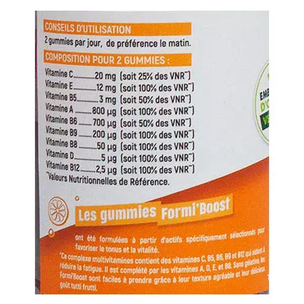Nat & Form Activ' Formi'Boost 60 gomas