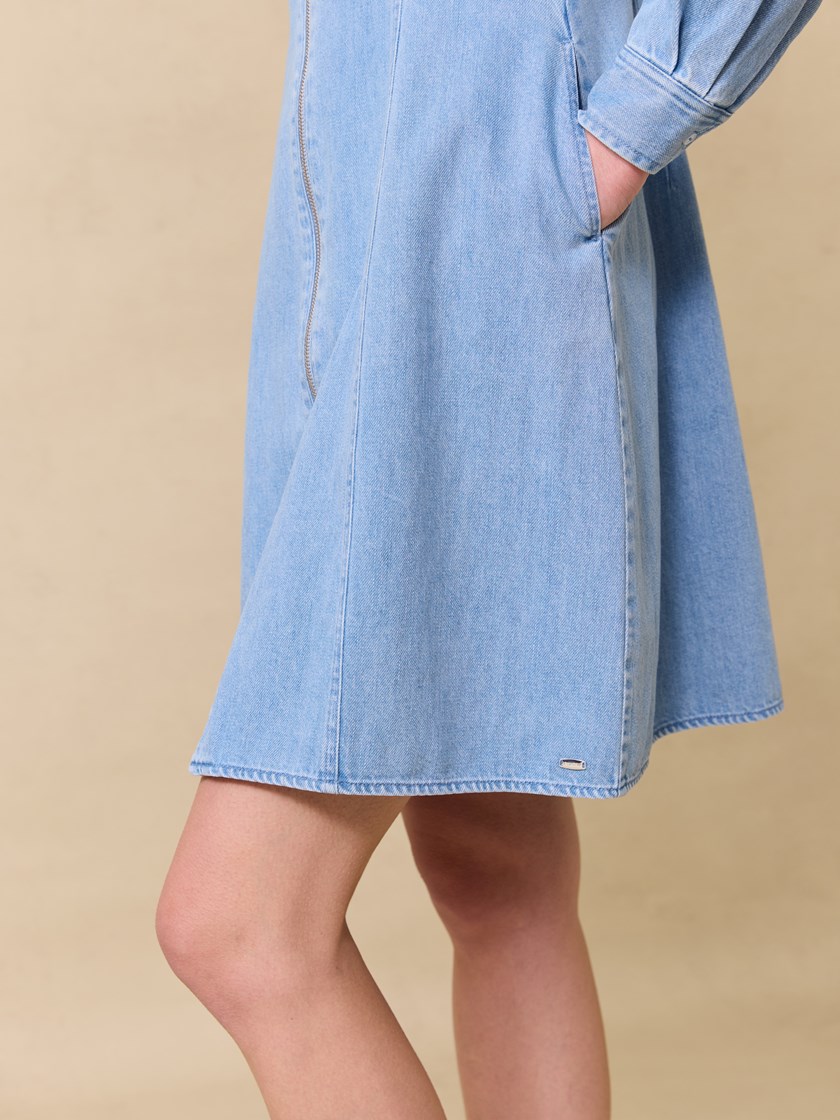 Hilda kjole Stonewash