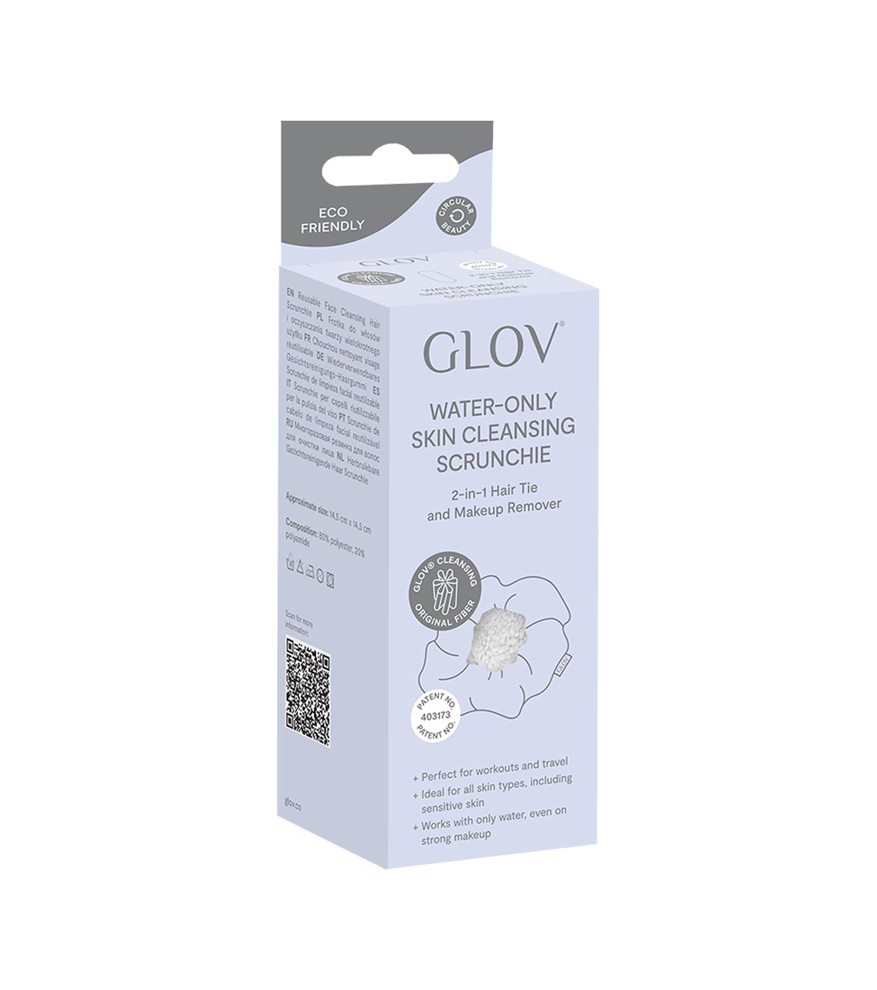 GLOV - Limpador e elástico Skin Cleansing - Silver Stone