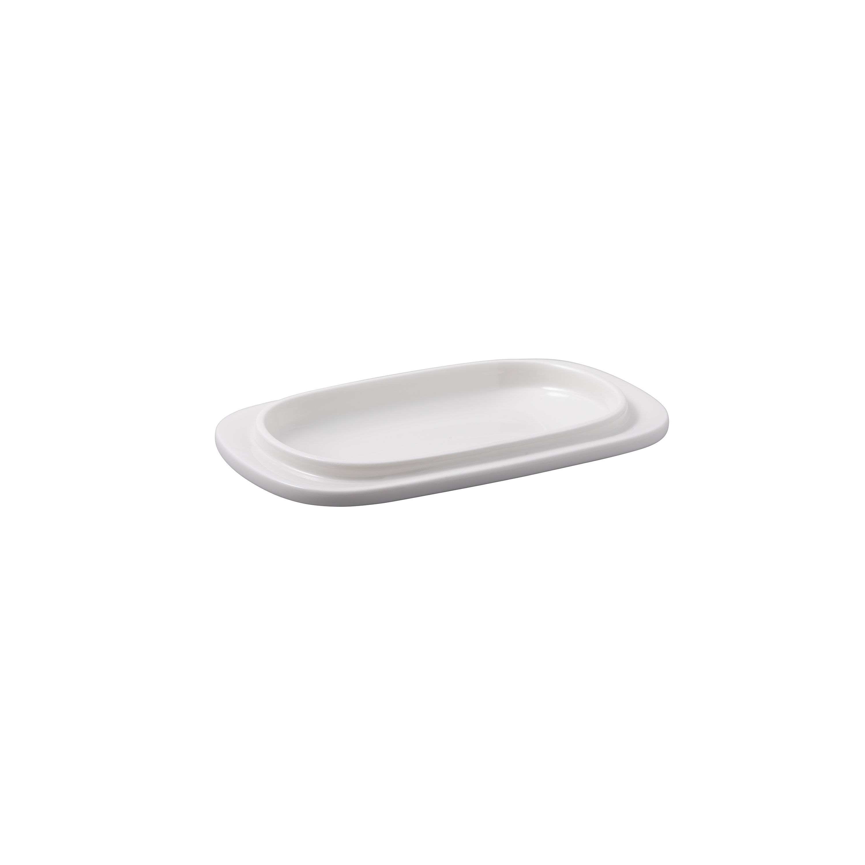 For Me Covered butter dish White, Premium Porcelain