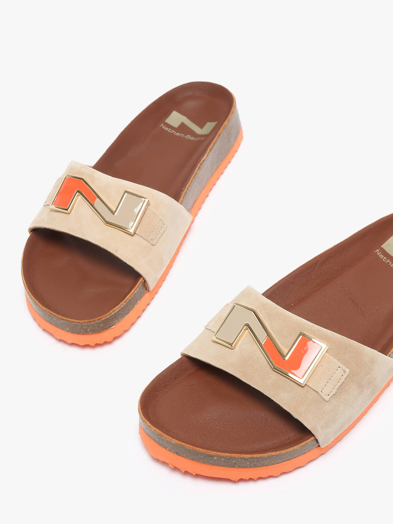 Mules en cuir NATHAN BAUME