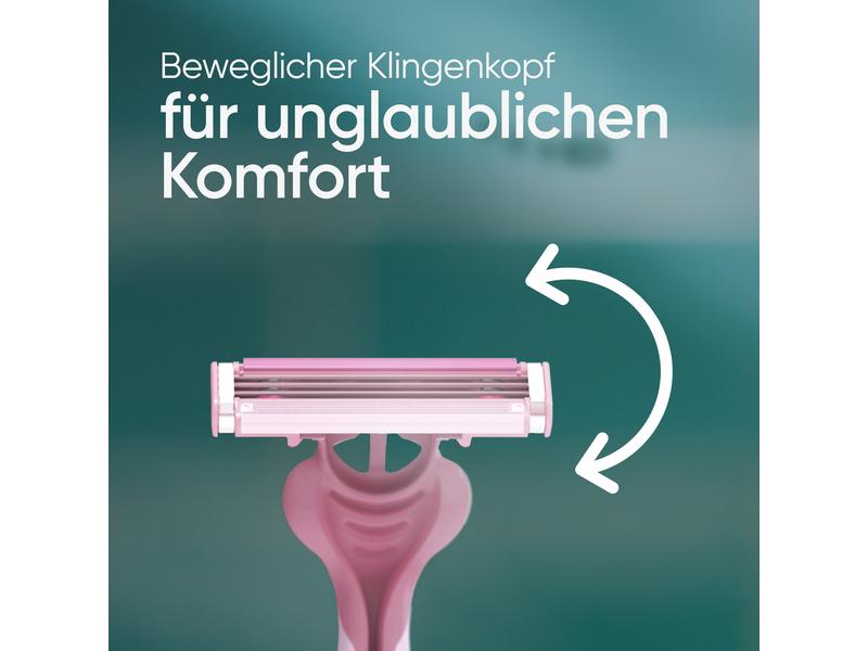 Gillette Venus Einwegrasierer Simply Venus 3 6 Stück Rasierer für Damen