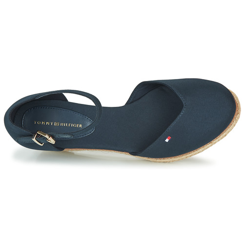 Tommy Hilfiger - BASIC CLOSED TOE MID WEDGE Azul