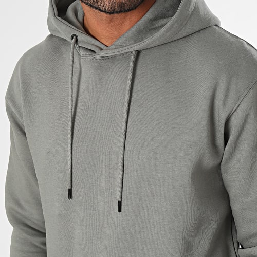 Sweat Capuche Star Basic Gris Anthracite