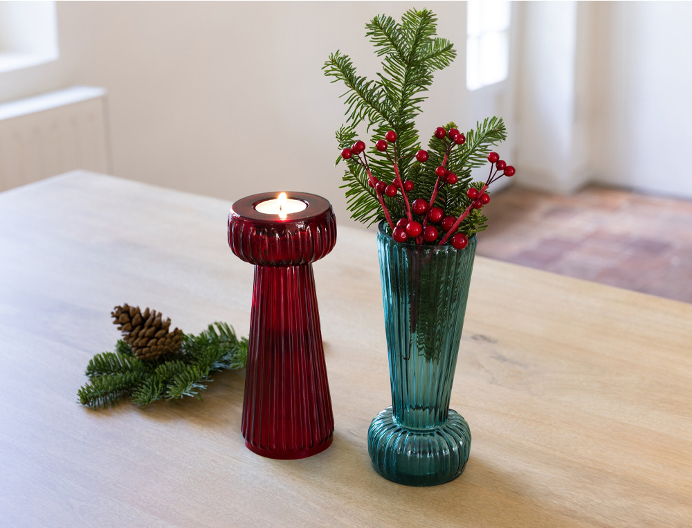Lot de 2 bougeoirs-Magnificence