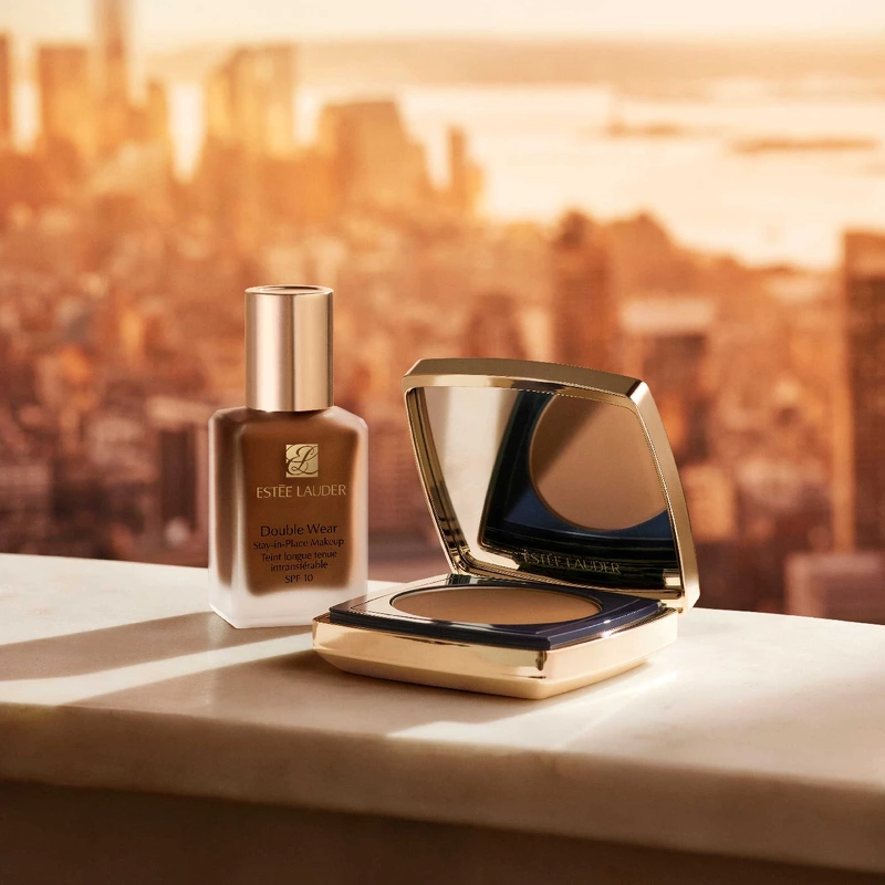 Estee Lauder Double Wear Stay-In-Place Matte Powder Foundation SPF 10 Compact - 3W2 Cashew