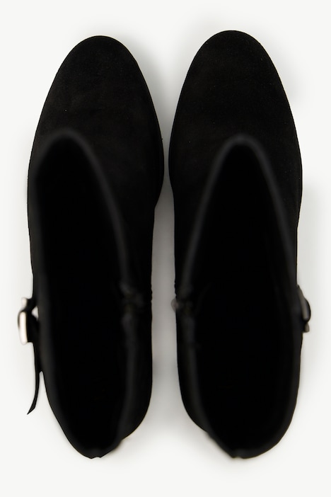 Leder-Stiefeletten, Schnalle, Wechselfußbett, Weite H