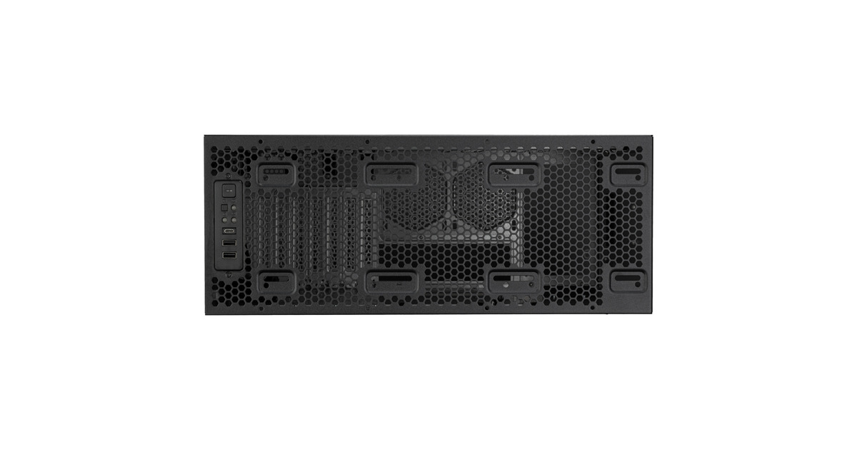 SilverStoneRM4A rack behuizing  (Zwart | 4U | USB-C)