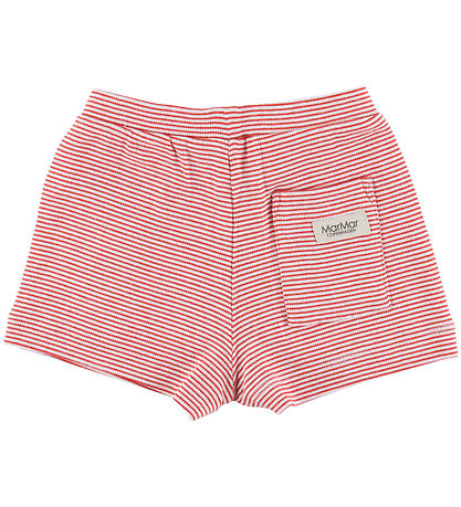 MarMar Shorts - Rib - Modal - Paulo - Rot Stripe