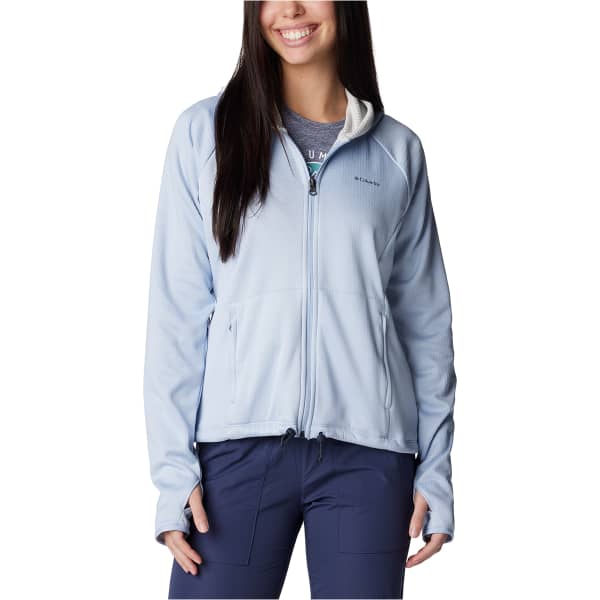 Veste polaire randonnée COLUMBIA W BOUNDLESS TREK GRID FLEECE WHISPER HEATHER
