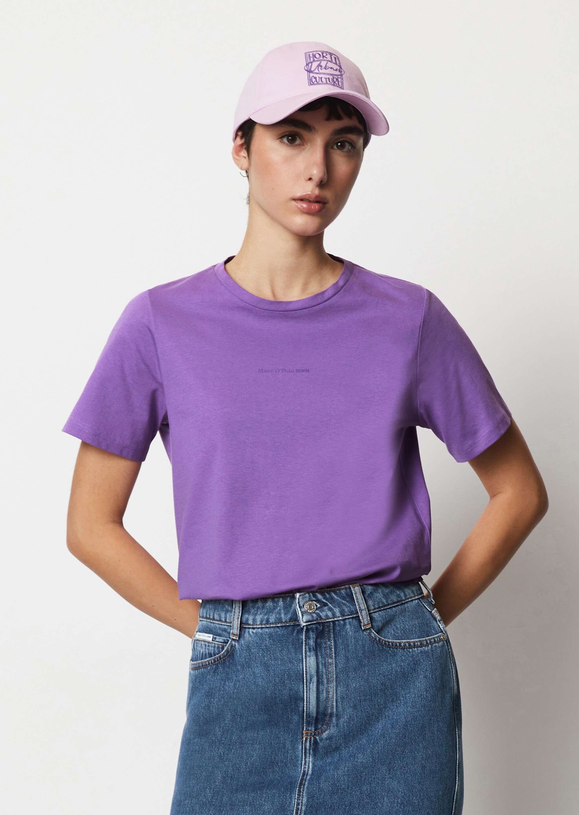 Logo-T-Shirt regularaus Organic Cotton
