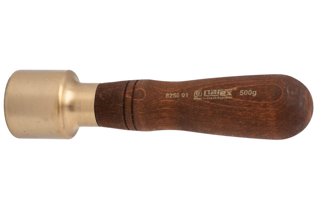 Narex Brass Carving Mallet 825001, fleshamer met messing kop, 40x52 mm
