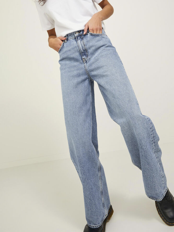JJXX JXTOKYO WIDE HW CR6013 LN Light blue denim
