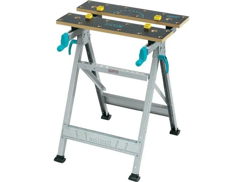 wolfcraft GmbH MASTER 200, Savbuk arbejdsbord, MDF, Aluminium, Sort, 180 kg, 14,5 cm, 36,5 cm