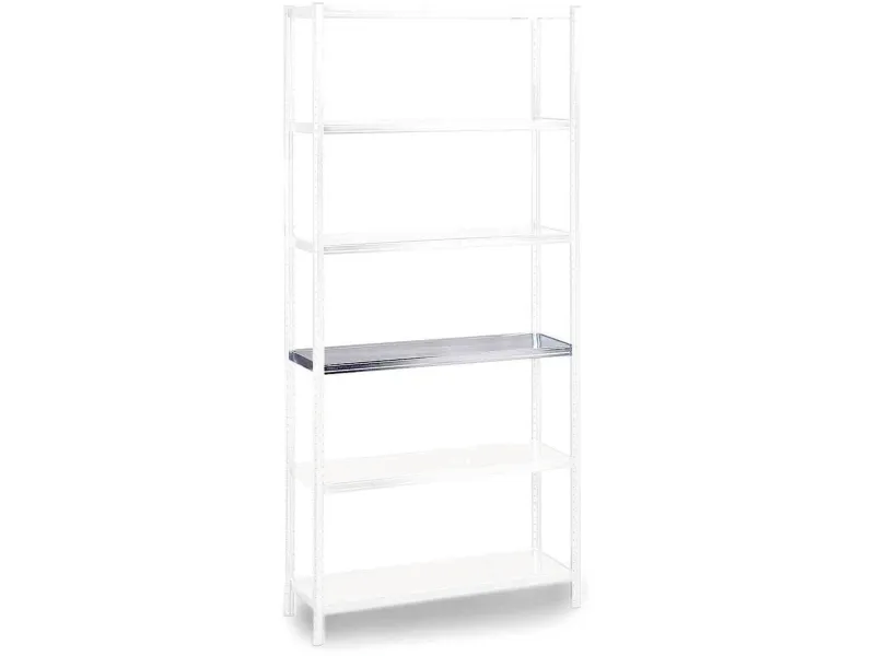 raaco 90-31 x 5, Stativhylde, Galvaniseret stål, Stål, 100 kg, 1 hylder, Rektandel