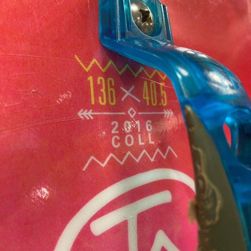 Twin Tip Complet Occasion F-One Trax 2016 136cmx40,5cm - The Corner Shop