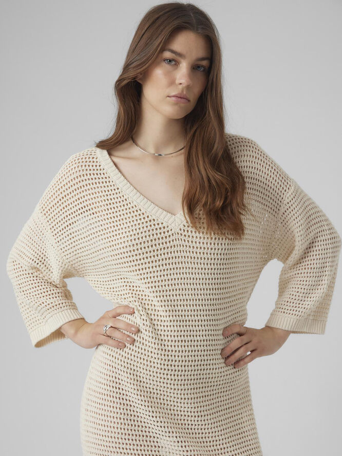 Vero Moda VMMADERA 3/4 CALF DRESS BOO Birch