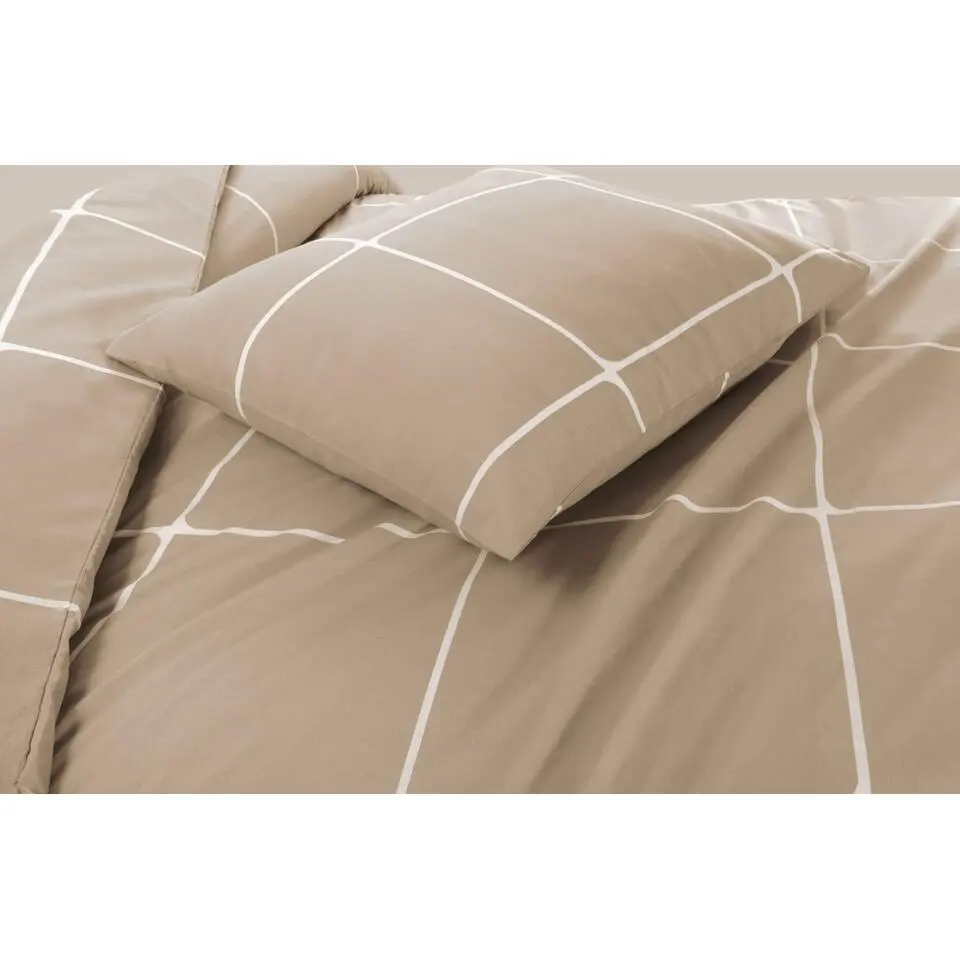 Day Dream Stan - Dekbedovertrek - Eenpersoons - 140 x 200/220 - Beige