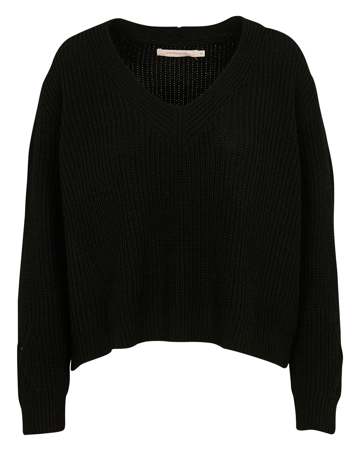 Pull col V| Noir