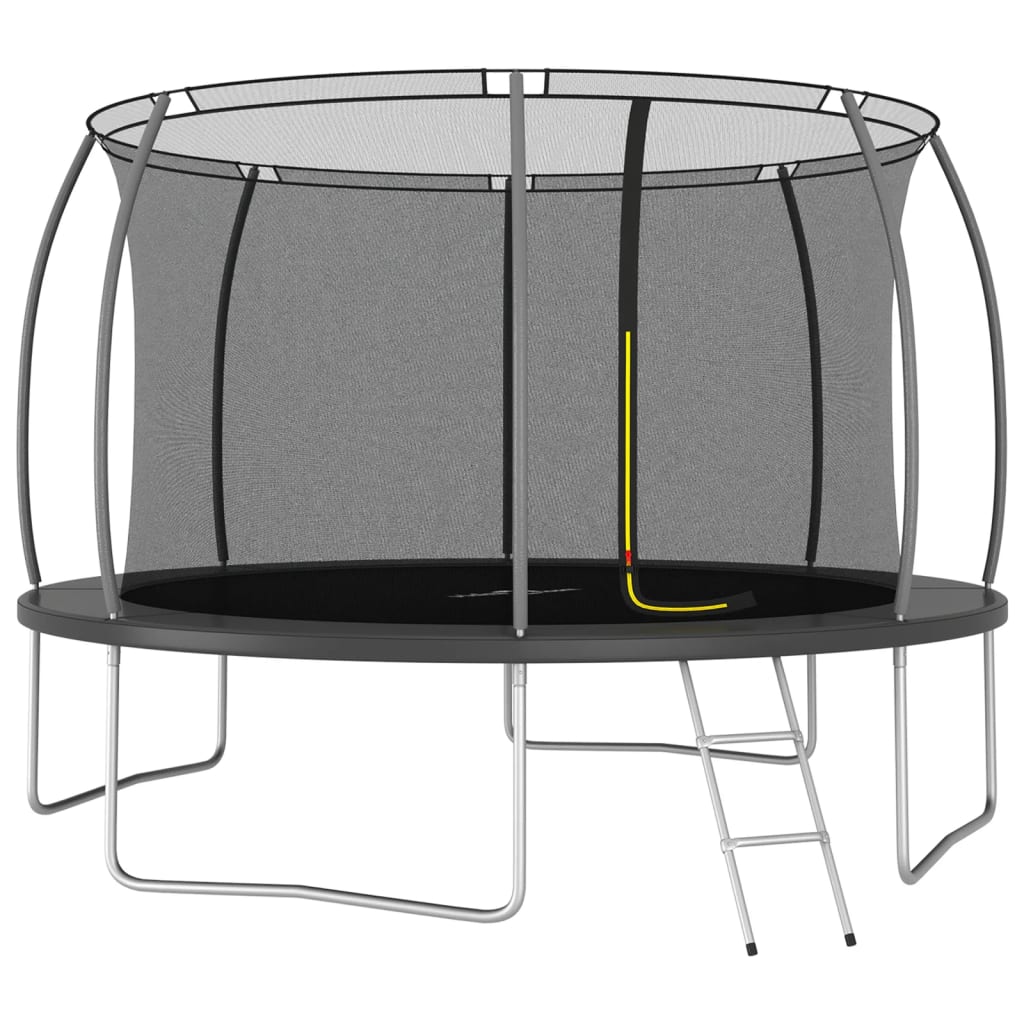 Conjunto de roupa de cama elástica Vidaxl Ø 366 x 80 cm