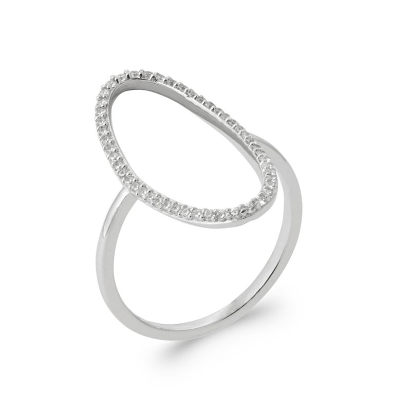 Bague Femme - Argent 925 - Oxyde de zirconium