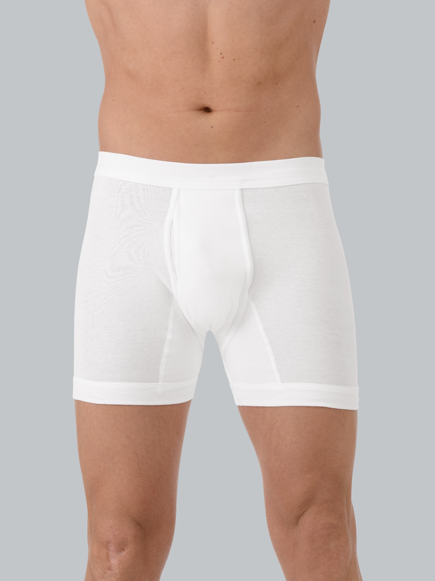 Unterhose Feinripp im Doppelpack Weiss