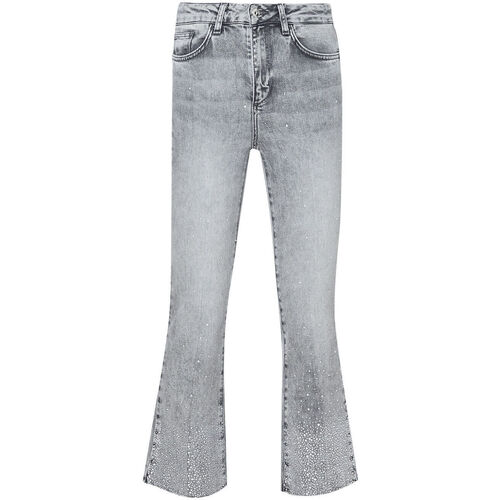Liu Jo - Vaqueros bootcut tobilleros Gris